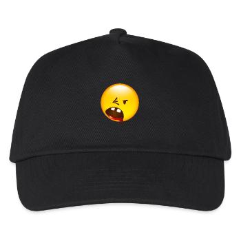 Smiley Break - Casquette de baseball Enfant - noir - Devant