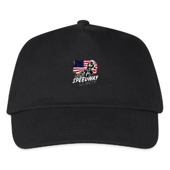 Speedway - USA Flag - Kids’ Baseball Cap - black - Front
