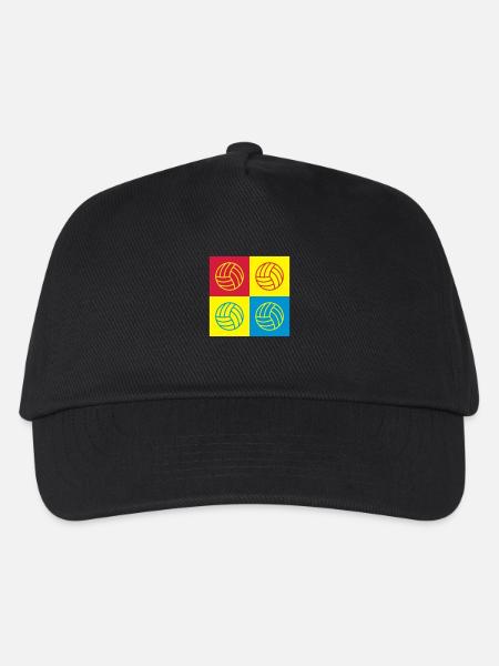 Volleyball - Volley Ball - Volley-Ball - Sport - Kids’ Baseball Cap - black