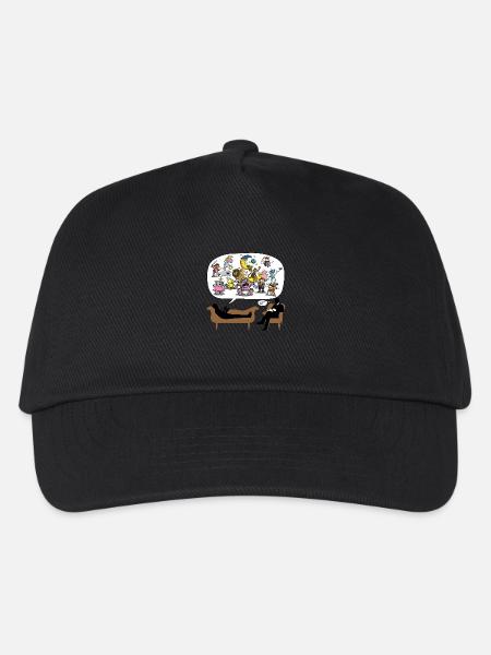 therapeut_psychologe_10201602 - Kinder Basecap - Schwarz