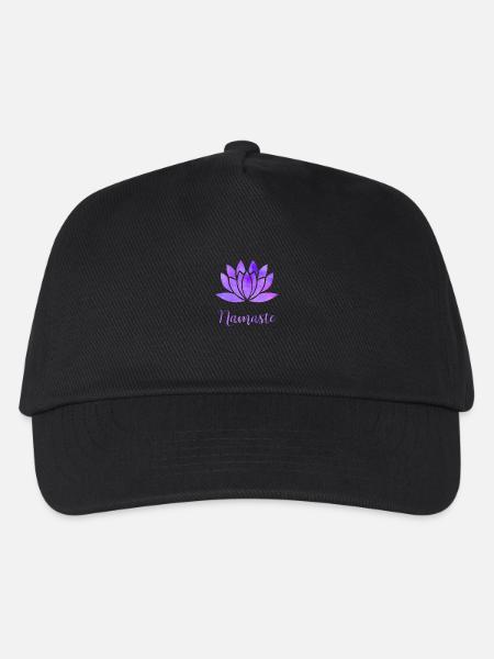 Namaste - Kinder Basecap - Schwarz