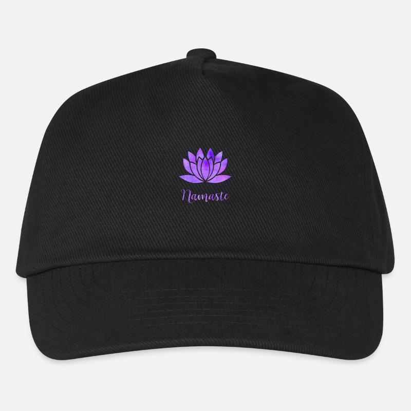 Namaste - Kinder Basecap - Schwarz