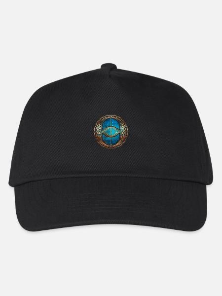 Vesica Piscis, Chalice Well, Avalon, Magie Symbol - Kinder Basecap - Schwarz