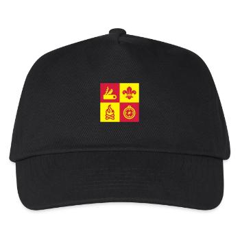 Scout / Scouting / Pfadfinder / Pfadfinderin - Kinder Basecap - Schwarz - Vorne