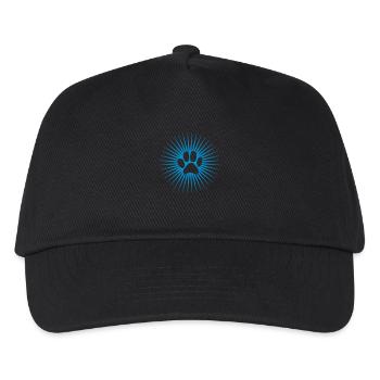 blue star rays cat dog pet paw fu - Kids’ Baseball Cap - black - Front