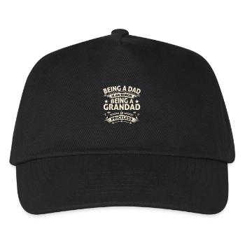 BEING A GRANDAD - Kids’ Baseball Cap - black - Front