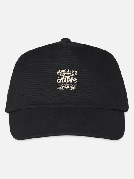 BEING A GRAMPS - Kids’ Baseball Cap - black