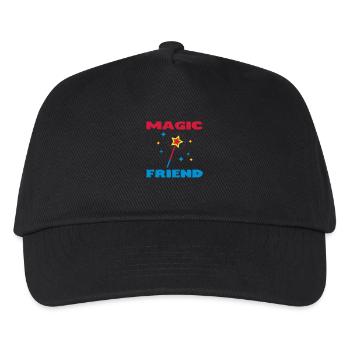 Friend / Nanny / Girlfriend / Daddy / Mom / Papy - Kids’ Baseball Cap - black - Front