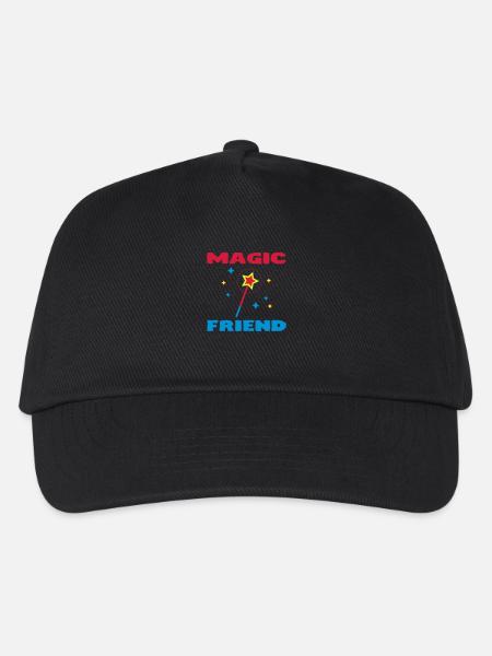 Friend / Nanny / Girlfriend / Daddy / Mom / Papy - Kinder Basecap - Schwarz