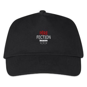 père fection incarnée - Kinder Basecap - Schwarz - Vorne