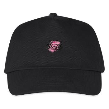 nie ohne meine maedels herz - Kinder Basecap - Schwarz - Vorne