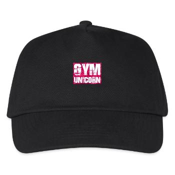 gym unicorn - Kinder Basecap - Schwarz - Vorne