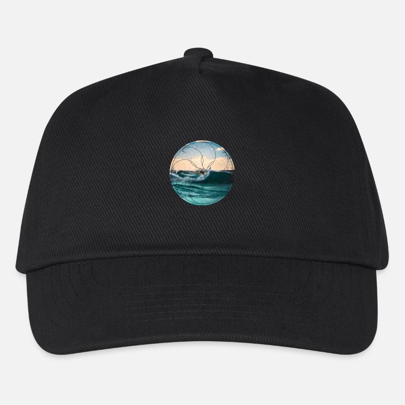 Surfer - Kinder Basecap - Schwarz
