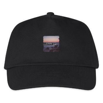 OCEAN LOVE - Kids’ Baseball Cap - black - Front