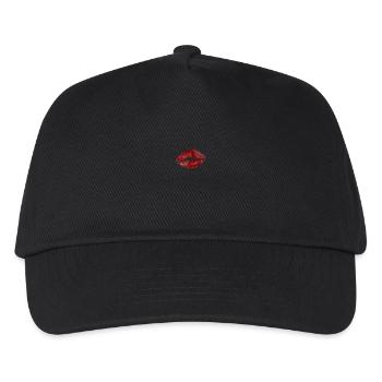 Lippenstift - Kinder Basecap - Schwarz - Vorne