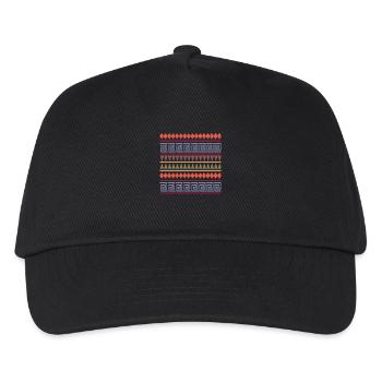 Indianer Muster - Kinder Basecap - Schwarz - Vorne