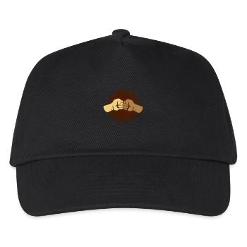 2 Bro Fist BLM Fists Friends Team Greeting - Kids’ Baseball Cap - black - Front