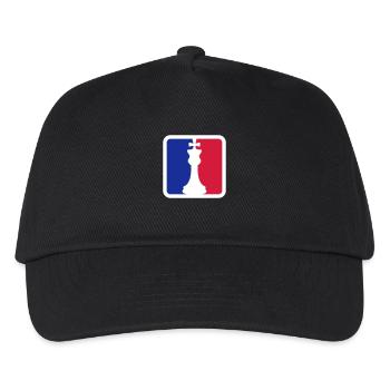 Chess Red Blue - Kids’ Baseball Cap - black - Front