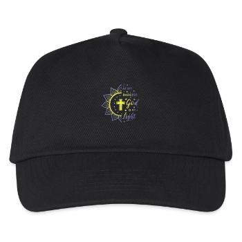 Christian God Faith Sun Religious Gift - Kids’ Baseball Cap - black - Front