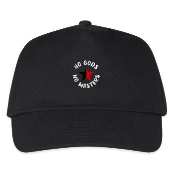 No Gods No Masters - Kids’ Baseball Cap - black - Front