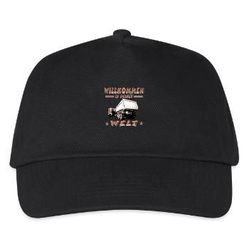 Truck - Kinder Basecap - Schwarz - Vorne