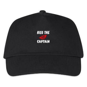 Captain - Kids’ Baseball Cap - black - Front