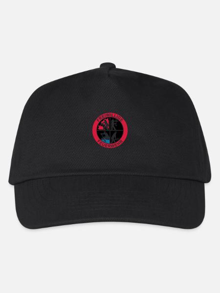 Freiwillige Feuerwehr Logo 3farbig - Kinder Basecap - Schwarz