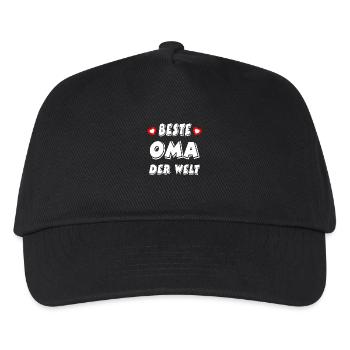 Oma - Kinder Basecap - Schwarz - Vorne