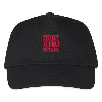 Straight outta NYC - Kinder Basecap - Schwarz - Vorne