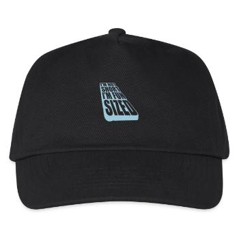 Not short fun sized - Kids’ Baseball Cap - black - Front