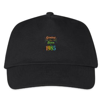 genius born 1985 - Kids’ Baseball Cap - black - Front