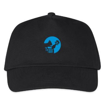 Broken flower vase cheeky cat - Kids’ Baseball Cap - black - Front