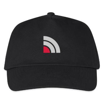Handy Symbol Wifi Verbindungsprobleme - Kinder Basecap - Schwarz - Vorne