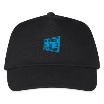 Logos my worst nightmare - Kids’ Baseball Cap - black - Front