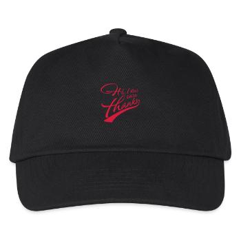 Hi I dont care - Kinder Basecap - Schwarz - Vorne