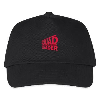 Squad Leader Design Logo - Casquette de baseball Enfant - noir - Devant