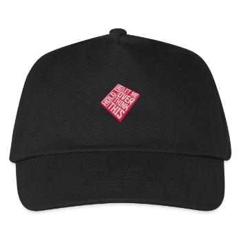 Let me overthink this - Kids’ Baseball Cap - black - Front