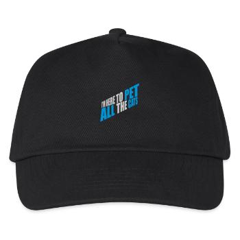 Pet All The Cats - Kinder Basecap - Schwarz - Vorne