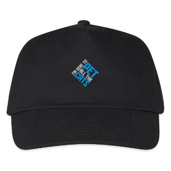 Pet All The Cats - Kinder Basecap - Schwarz - Vorne