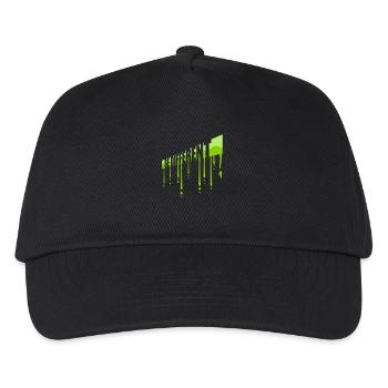 Be different Logo Design - Kinder Basecap - Schwarz - Vorne