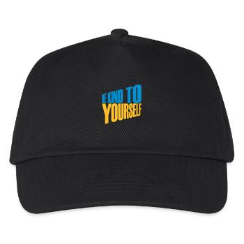be kind to yourself - Kids’ Baseball Cap - black - Front