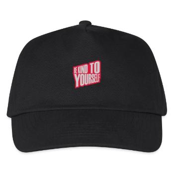 be kind to yourself - Kids’ Baseball Cap - black - Front