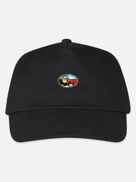 Traktor - Kinder Basecap - Schwarz