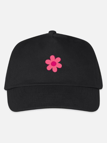 Little pink flower - Kinder Basecap - Schwarz