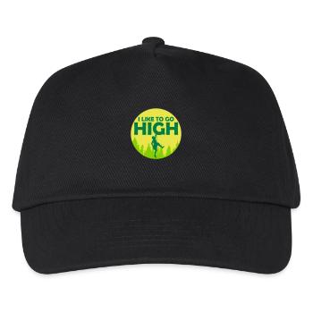 like to get high - Kinder Basecap - Schwarz - Vorne
