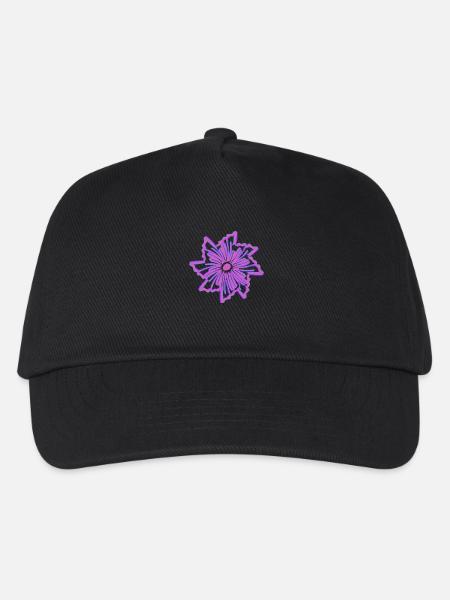 Blüte - Kinder Basecap - Schwarz