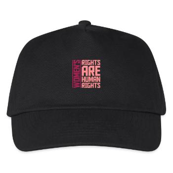 womens rights feminist quote - Kids’ Baseball Cap - black - Front