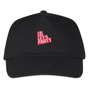 at the fat lets party - Kids’ Baseball Cap - black - Front