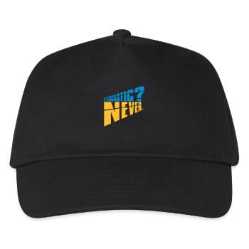me sarcastic never Zitat - Kinder Basecap - Schwarz - Vorne