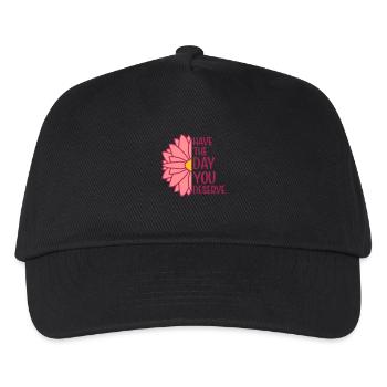 the day you deserve - Kids’ Baseball Cap - black - Front
